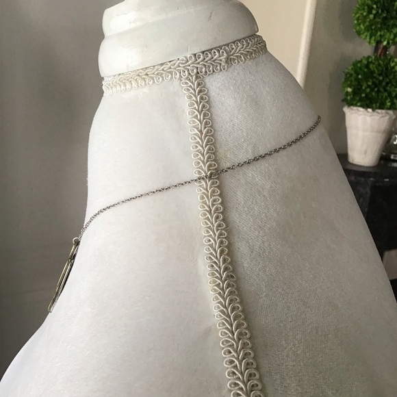 Cactus Necklace Dual Charms Metal Western Bohemian Silver Tone Chain Adjusts NEW - Picture 7 of 9